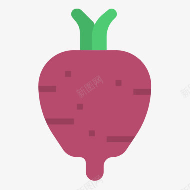 甜菜根水果和蔬菜扁豆图标图标