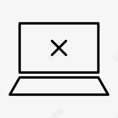 笔记本电脑删除取消删除图标图标