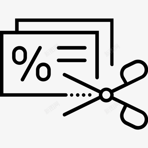 折扣购买优惠券图标svg_新图网 https://ixintu.com 优惠券 减价 团体 圣诞节 折扣 购买