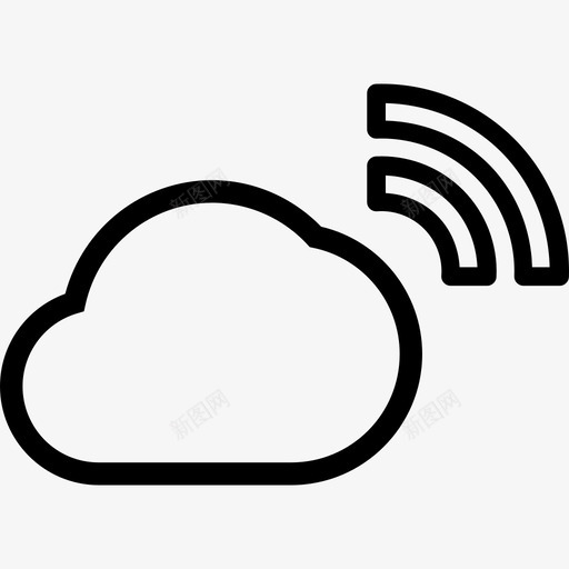 云服务器数据传输数据库图标svg_新图网 https://ixintu.com 互联网 数据传输 数据库 服务器