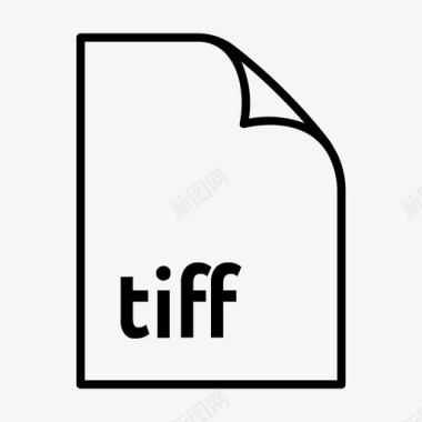 tiff正式文件格式文件图标图标