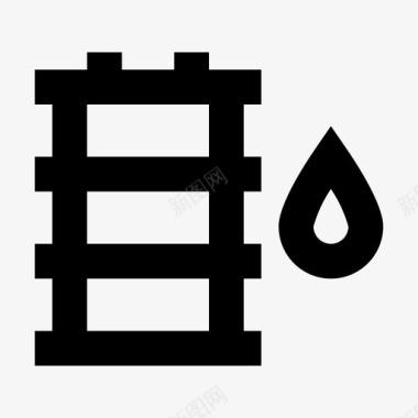 能源与电力桶装原油图标图标