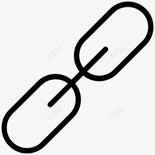 链接附加连接图标svg_新图网 https://ixintu.com 主题 图标 文件 连接 链接 附加