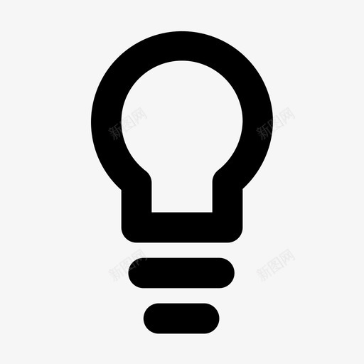 灯明亮电图标svg_新图网 https://ixintu.com 企业管理 明亮 灯泡 理念
