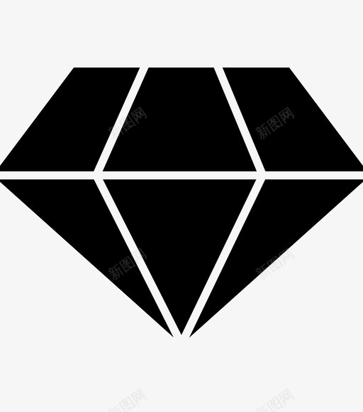 宝石钻石红宝石图标svg_新图网 https://ixintu.com 价值 宝石 概念 红宝石 钻石