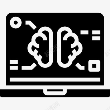 人工智能教育213填充图标图标