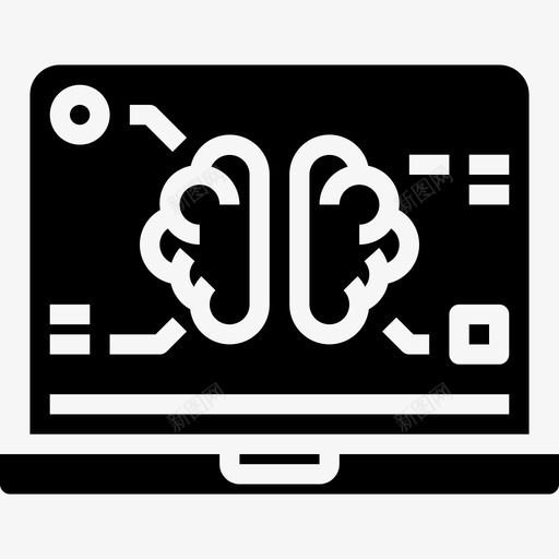 人工智能教育213填充图标svg_新图网 https://ixintu.com 人工智能 填充 教育