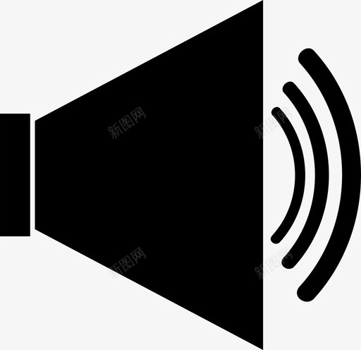 扬声器扩音器声音图标svg_新图网 https://ixintu.com 取消 声音 扩音器 扬声器 静音 音量
