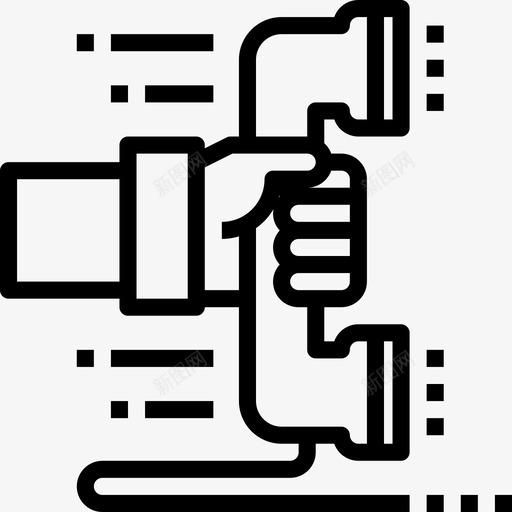 电话业务概念9直拨图标svg_新图网 https://ixintu.com 业务 概念 电话 直拨