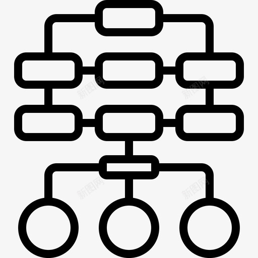 网站地图流程图层次结构图标svg_新图网 https://ixintu.com 层次结构 布局 流程图 网站地图 金字塔