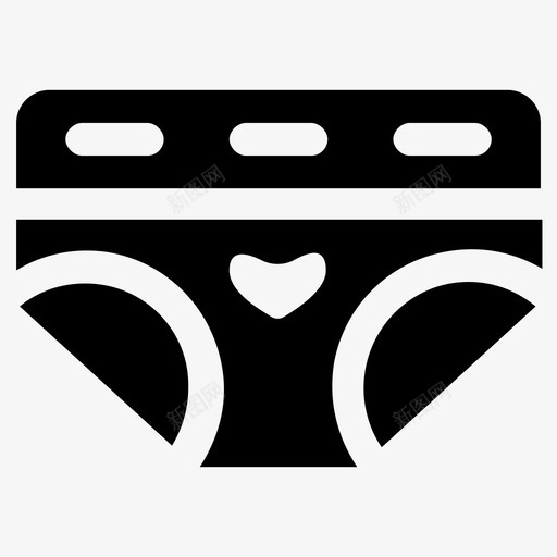 短裤服装男装图标svg_新图网 https://ixintu.com 内衣 图标 字形 时尚服装 服装 男装 短裤