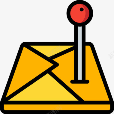 邮件行动和提醒3线性颜色图标图标