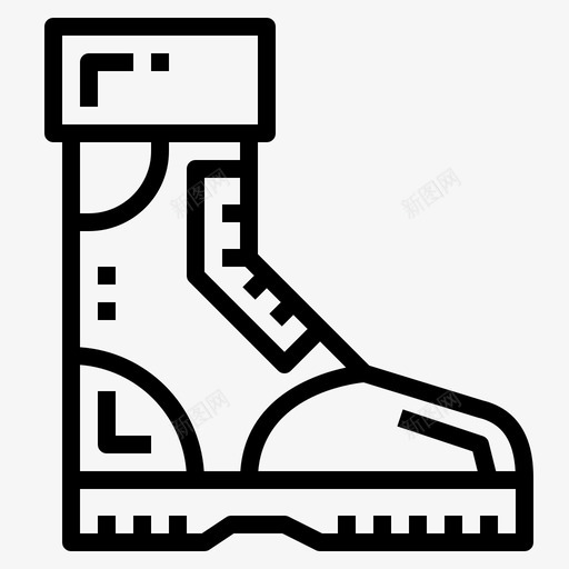 靴子农业时尚图标svg_新图网 https://ixintu.com 农业 时尚 童子军 靴子 鞋类
