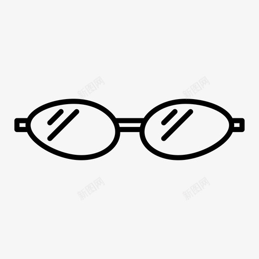 太阳镜眼镜时尚图标svg_新图网 https://ixintu.com 太阳镜 时尚 暑假 眼镜 防护