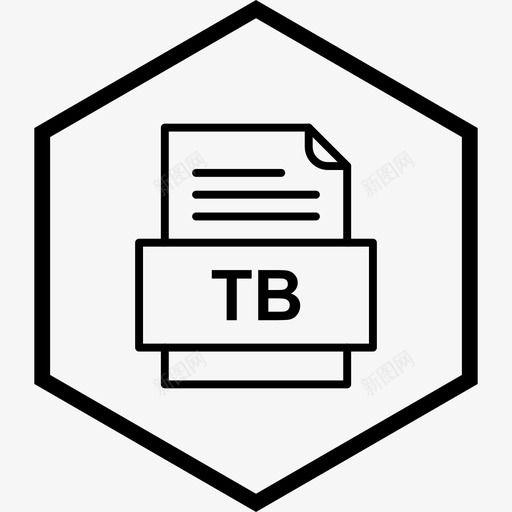 tb文件文件文件类型格式图标svg_新图网 https://ixintu.com 41种 tb 文件 格式 类型