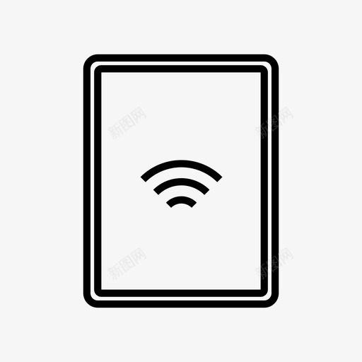 wifi互联网ipad图标svg_新图网 https://ixintu.com ipad mobile perfect pixel wifi 互联网 信号 平板电脑