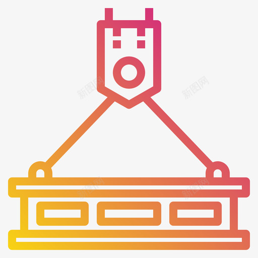 起重机施工121坡度图标svg_新图网 https://ixintu.com 坡度 施工 起重机