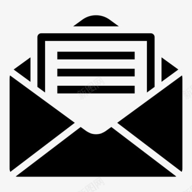 邮寄电子邮件信封图标图标