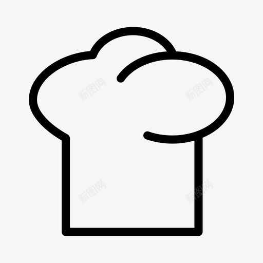 厨师帽炊具烹饪图标svg_新图网 https://ixintu.com 厨师帽 炊具 烹饪 食物和餐厅