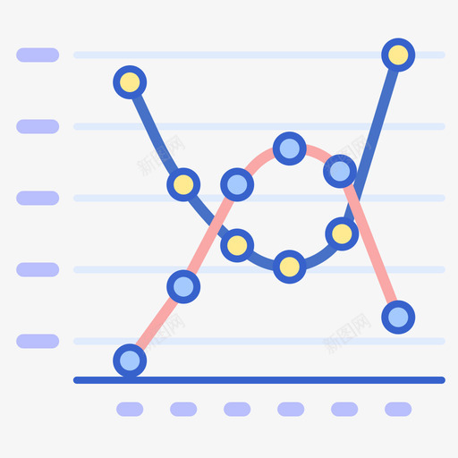 折线图信息图6线颜色图标svg_新图网 https://ixintu.com 信息 折线 线图 颜色