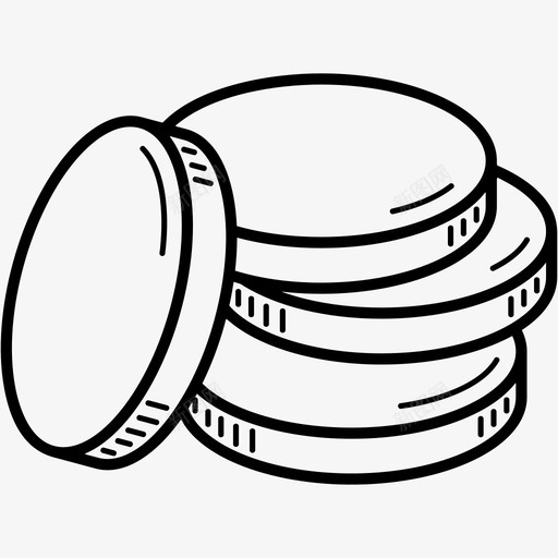 硬币堆资本投资图标svg_新图网 https://ixintu.com 投资 硬币堆 资本 钱堆