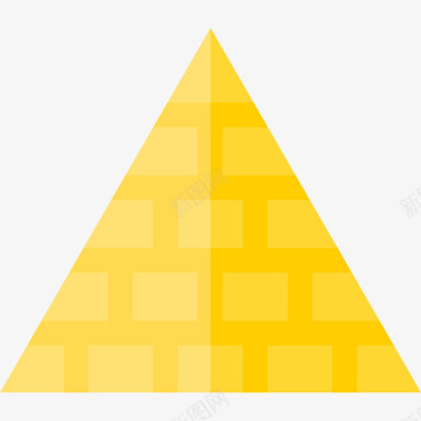 金字塔埃及55平坦图标图标
