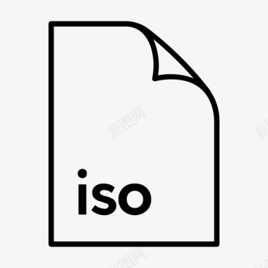 iso正式文件格式文件图标图标