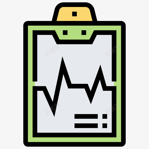 剪贴板健康生活13线性颜色图标svg_新图网 https://ixintu.com 健康生活 剪贴板 线性 颜色