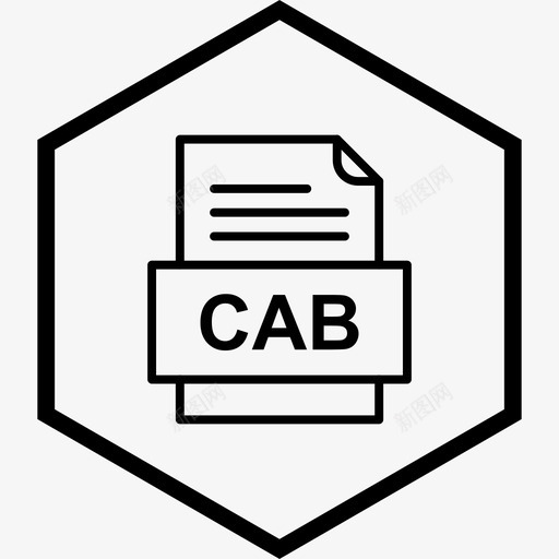 cab文件文件文件类型格式图标svg_新图网 https://ixintu.com 41种 cab 文件 格式 类型