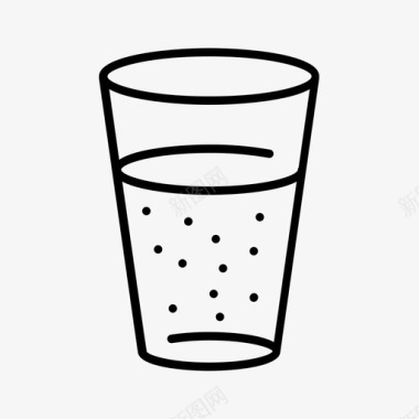一杯水泡泡饮料图标图标