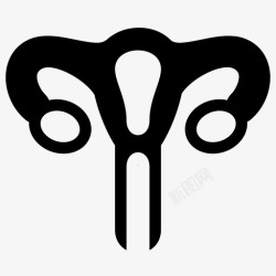 女性生殖系统卵巢女性生殖系统妇科图标高清图片
