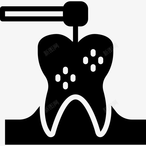 牙科钻牙科9实心图标svg_新图网 https://ixintu.com 实心 牙科9 牙科钻