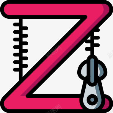 字母Z语音5线颜色图标图标