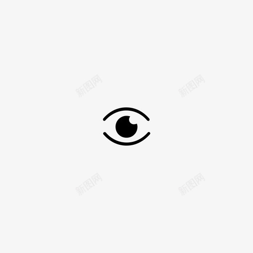 眼睛向外看瞳孔图标svg_新图网 https://ixintu.com 外看 眼睛 瞳孔 视力 视野