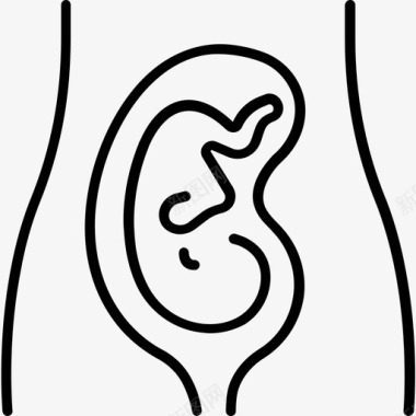 胎儿发育婴儿药物图标图标