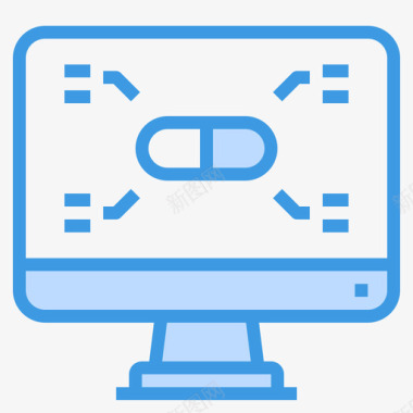 研究药学42蓝色图标图标