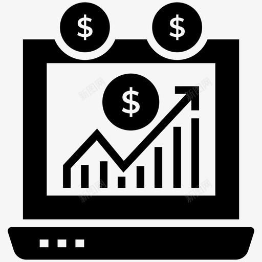 财务数据分析数据分析财务图表图标svg_新图网 https://ixintu.com 交通速度字形矢量图标 信息图表 增长图表 数据分析 统计 财务图表 财务数据分析 货币化设置