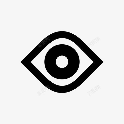 眼睛看红眼图标svg_新图网 https://ixintu.com 到了 看到 眼睛 红眼