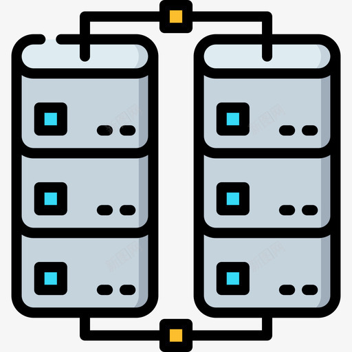 数据存储分析27线性颜色图标svg_新图网 https://ixintu.com 分析 存储 数据 线性 颜色