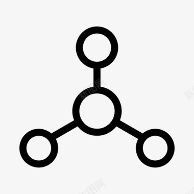 原子连接电子图标图标