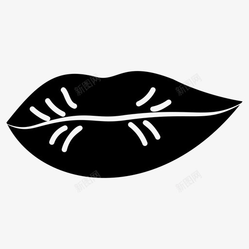 女性嘴唇人类嘴唇嘴唇图标svg_新图网 https://ixintu.com 人类 嘴唇 图标 女性 字形 设计 贴片 贴纸 集合