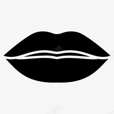 嘴唇女性嘴唇人类嘴唇图标图标
