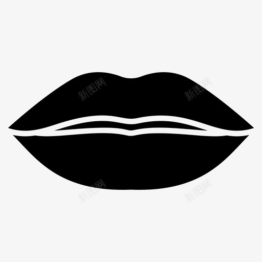 嘴唇女性嘴唇人类嘴唇图标svg_新图网 https://ixintu.com 人类 嘴唇 图标 女性 字形 设计 贴片 贴纸 集合