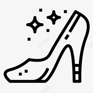 高跟鞋舞会之夜直系图标图标