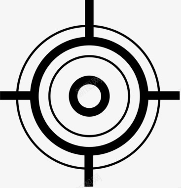 目标十字线标记图标图标