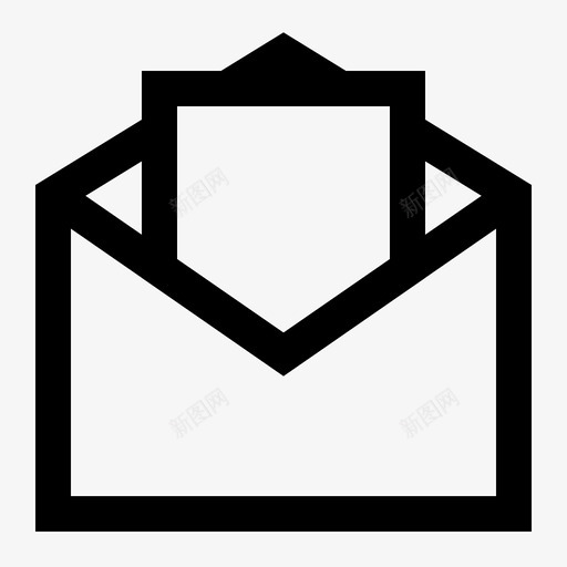 邮件业务信件图标svg_新图网 https://ixintu.com 业务 信件 办公室 邮件