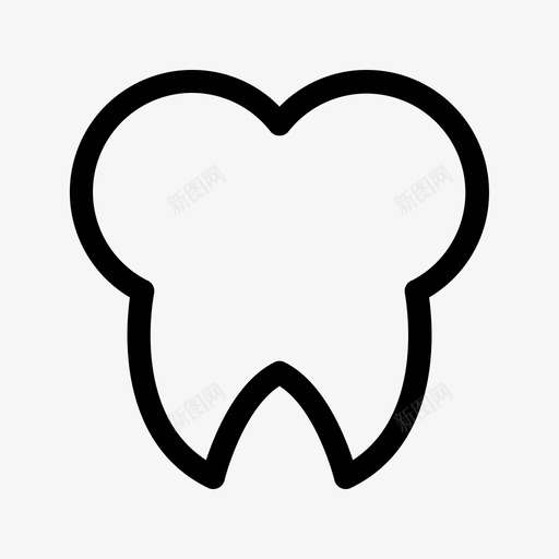 牙齿检查牙齿健康图标svg_新图网 https://ixintu.com 健康 医疗 检查牙齿 牙科线 牙齿