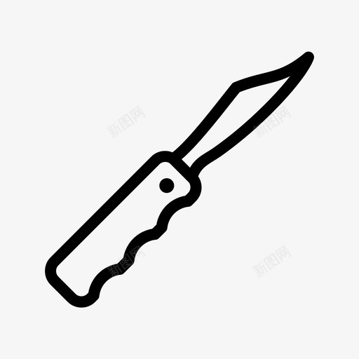 刀器具厨房图标svg_新图网 https://ixintu.com 刀 切片 厨房 器具