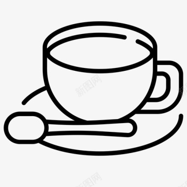 咖啡咖啡杯饮料套装图标图标