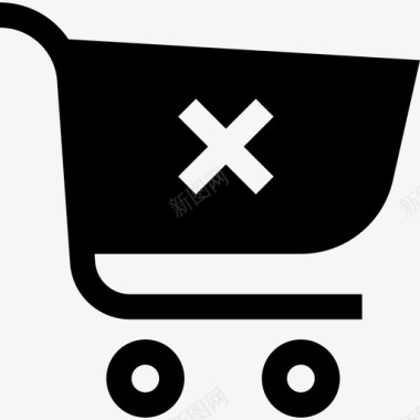 删除购物车电子商务在线商店图标图标